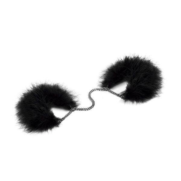 Пухнасті наручники Bijoux Indiscrets Za za zu - feahter handcuffs, пір'яні, подарункове паковання