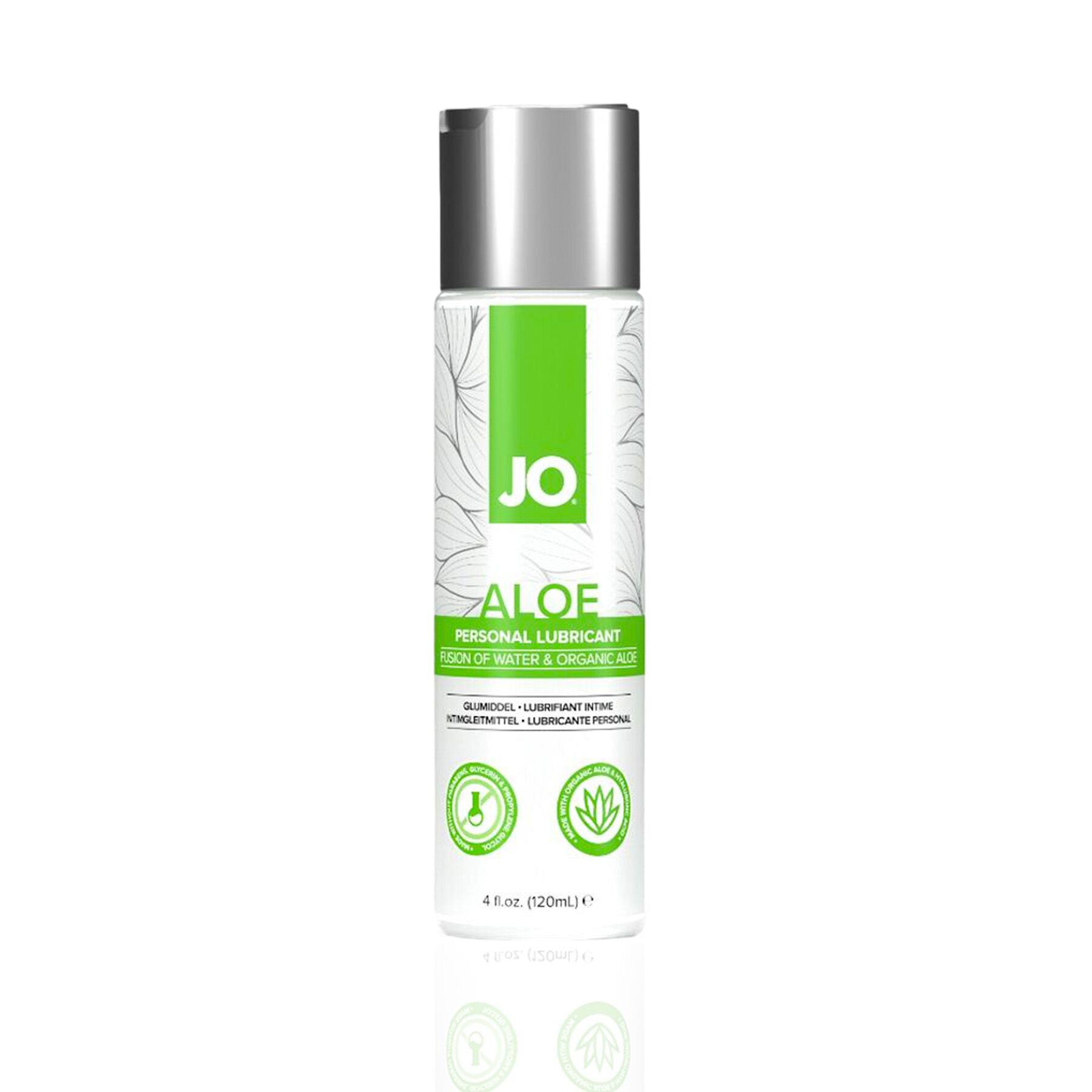 Змазка на водній основі JO H2O Organic Aloe (120 мл), зволожувальний та заспокійливий ефект